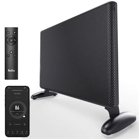 Ballu Mica Infrared Space Heater Indoor Use,1500W Electric Panel Heater ...