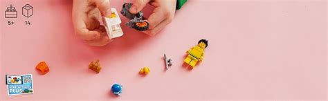 LEGO City Bathtub Stunt Bike 60333 Building Kit (14 Pcs),Multicolor ...