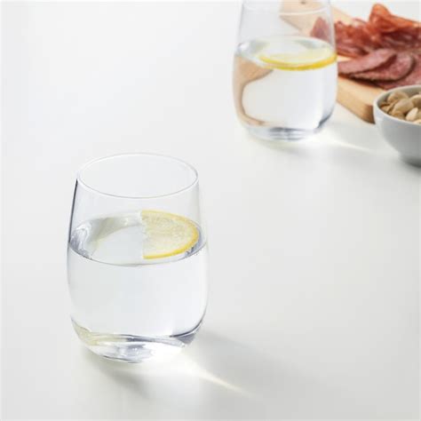 STORSINT glass, clear glass, 37 cl (13 oz) - IKEA