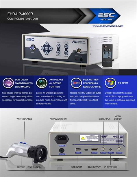 Buy Endoscopy Camera Full HD 1080p Medical Laparoscopic Rigid Endoscope ...