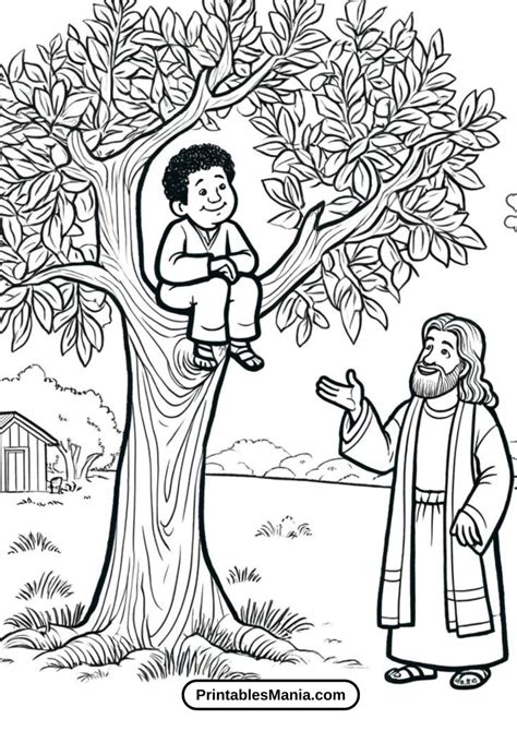 Image result for Zacchaeus Printable