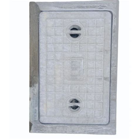 Rectangle Manhole Cover Frame - 300x450 mm SFRC Rectangle Manhole Cover ...