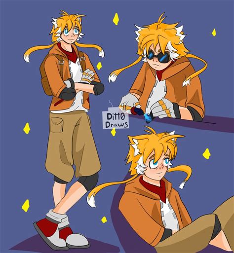 My design for human Tails :3 (OC) : r/SonicTheHedgehog