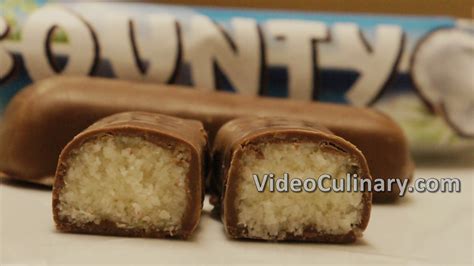 Bounty Chocolate Bars Recipe - Homemade Candy