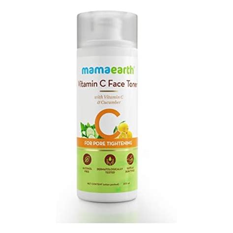 Buy Mamaearth Vitamin C Liquid Toner For Face with Vitamin C & Cucumber ...