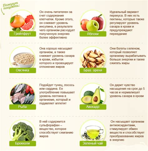 Продукты, которые можно есть при похудении