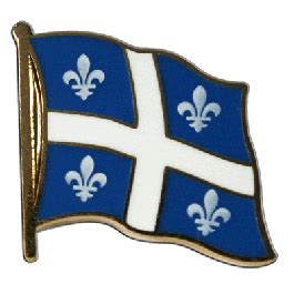 Pin's (épinglette) Drapeau Canada Quebec - 2 x 2 cm - maison-des ...