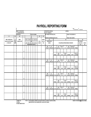 Fillable Online Certified Payroll Reporting Form - Metrolink Fax Email ...