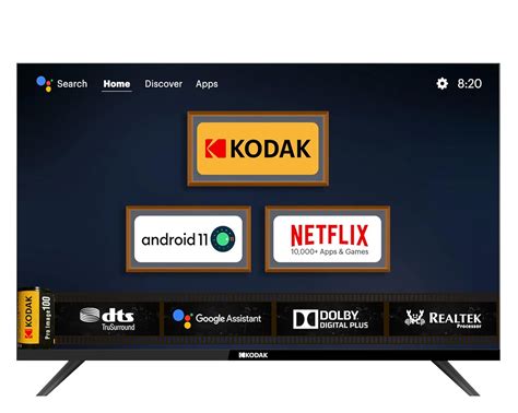 Kodak 108 cm (43 inches) 9XPRO Series Full HD Certified Android LED TV ...