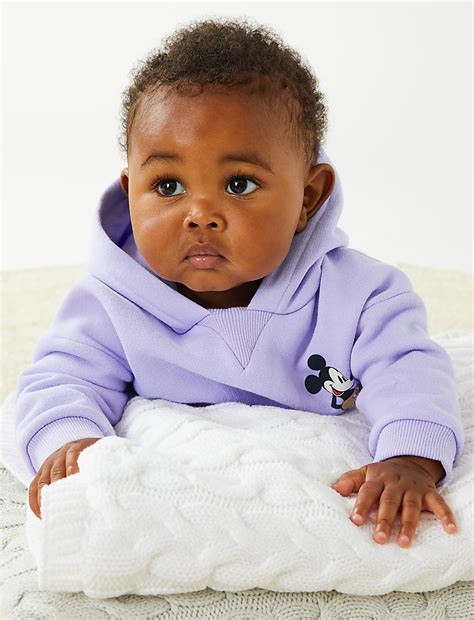 Buy Cotton Rich Mickey™ Hoodie at Marks & Spencer