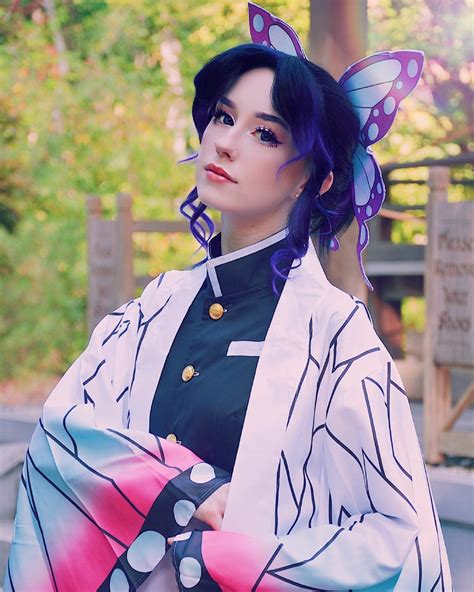 Demon Slayer Kochou Shinobu kimono Cosplay Costume For Sale | Pelucas ...