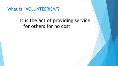 Volunteering... what is it | PPTX