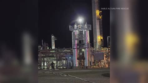 Gas leak, fire at Aurora gas facility prompts shelter-in-place | 9news.com