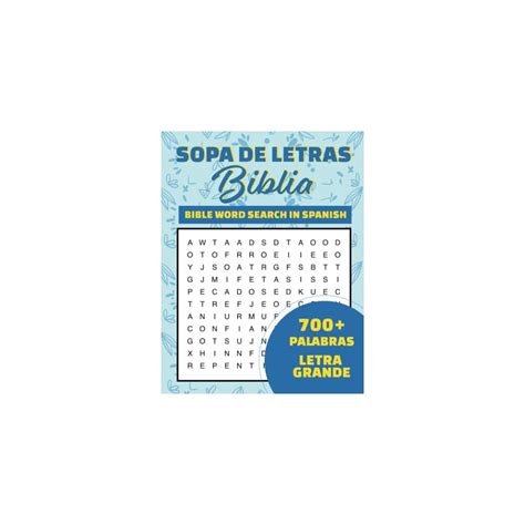 Sopa de Letras Biblia, Letra Grande para Adults: | Ubuy India