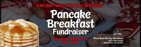 PANCAKE BREAKFAST Fundraiser, 430 Lithia Rd, Wytheville, VA, United ...