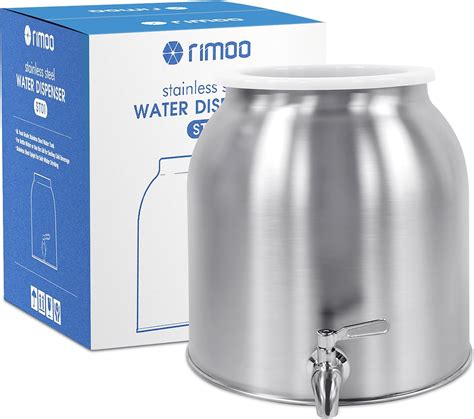 Amazon.com | RIMOO Stainless Steel Water Dispenser, 2.5 Gallon Drink ...