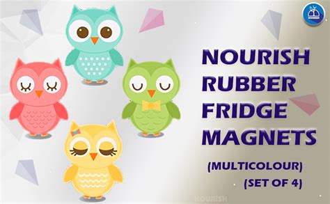Buy Nourish Rubber Fridge Magnet (3 x 2 inch, Multicolour) Online at ...