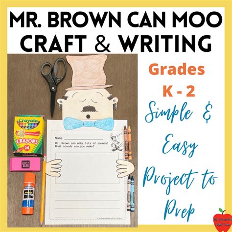 Mr. Brown Can Moo (Inspired) Art Craft and Writing Activity (K-2) | Made By Teachers