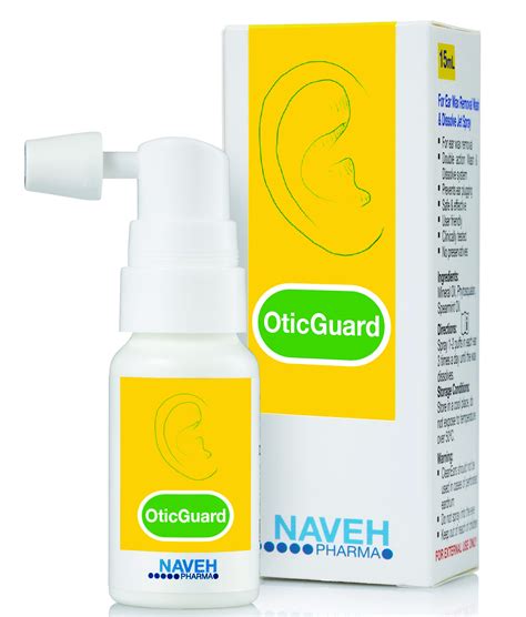 Buy NAVEH PHARMA Otic Guard - Natural Earwax Ear Cleaner Removal Spray ...