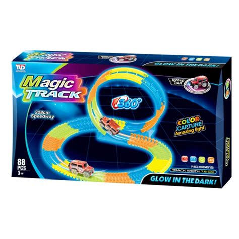 Auto staza svetleća 228cm Magic Track TUD 42916 | Volim svoj dom