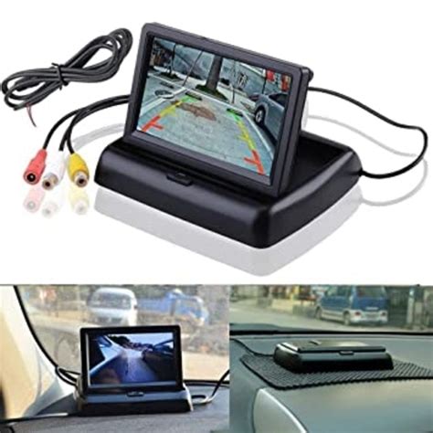 AutoBizarre 4.3 inch Dashboard Folding LCD TFT Monitor