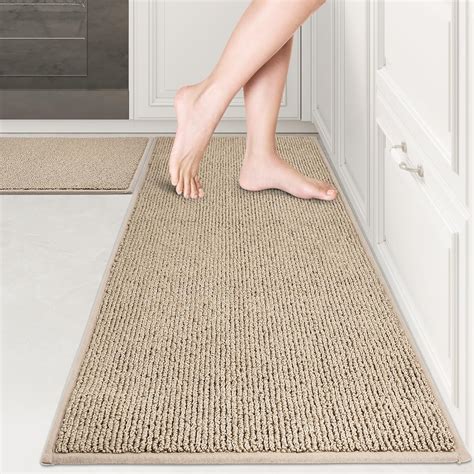 Amazon.com: PURRUGS Machine Washable Kitchen Rug [2 PCS] (17" x 30"+ 17 ...