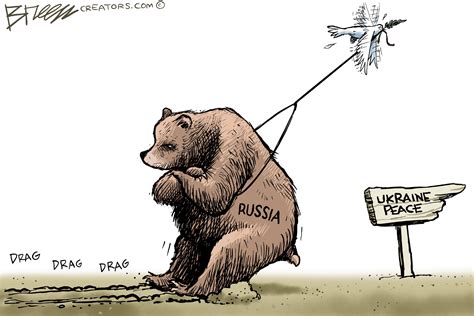 5 editorial cartoons about the Russia-Ukraine peace talks | The Week