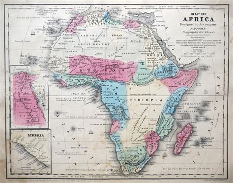 Map of Africa (1839) - Vivid Maps