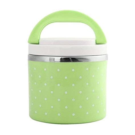 Buy The Gift Tree Dotted Insulated Single Layer Stainless Steel Lunch ...