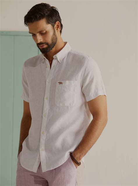 Andamen Ivory Linen Shirt