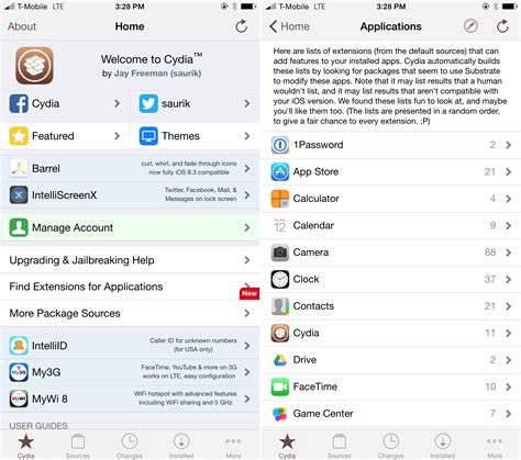 Cydia Installer 1.1.23 released to support package downgrades, find ...