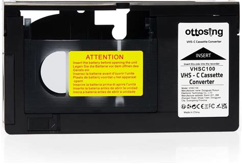 Ottosing VHS-C Tape Adapter for Camcorder Motorized VHS-C to India | Ubuy