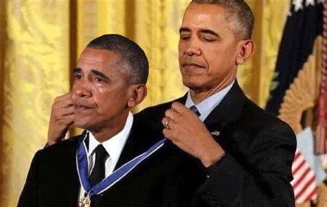 Obama Awards Obama a Medal: Image Gallery | Know Your Meme