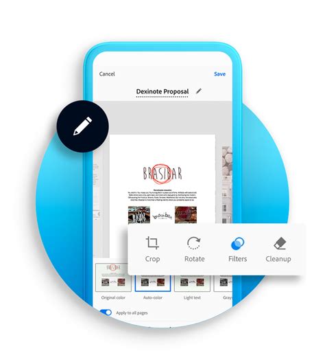 Adobe Scanner App Android 的图像结果