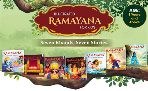 Buy Ramayana (Illustrated) for Children - Vol. 1 to 7 | Mythology Story ...