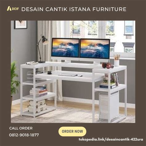 Jual Meja Kerja Computer Minimalis Modern - Kota Bekasi - Desain Cantik ...