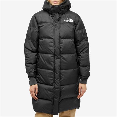 The North Face Women's Nuptse Long Puffer Parka Jacket in Black The ...