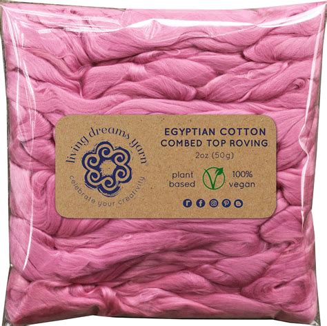 Buy Cotton Fiber for Spinning, Blending, Felting & Fiber Arts. Soft ...