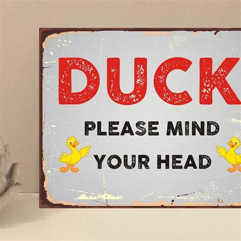 Buy Mind Your Head Sign Online In India - Etsy India