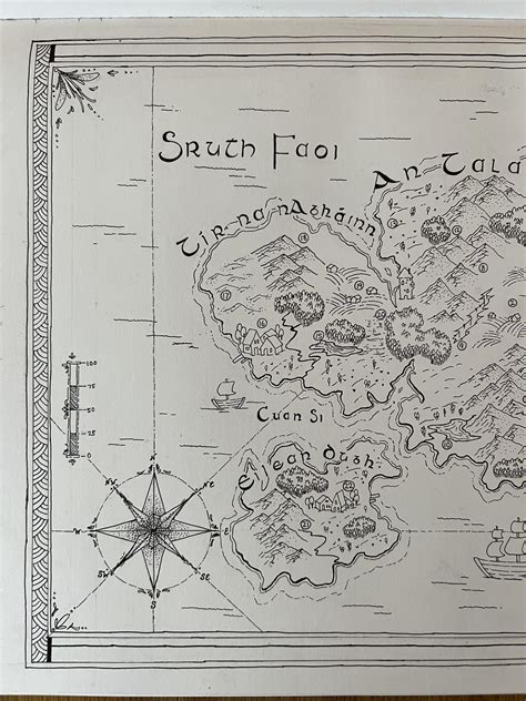 My second fantasy map! Gaelic inspired names : r/FantasyMaps