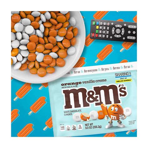 Buy M&M'S Orange Vanilla Crème White Chocolate Candy, Sharing Size, 9 ...
