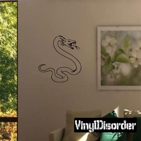 Buy Vinyl Disorder SnakesCF12010 Snake Wall/Vinyl/Car Decal, Black, 36 ...