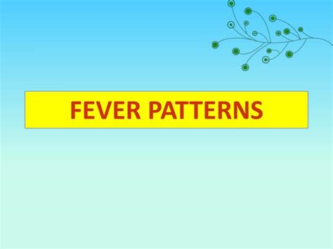 Fever Patterns 的图像结果