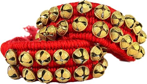 eSplanade Ghungroo, Ghungru (20 + 20) - 2 Line Ghunghroo on Red Cushion ...