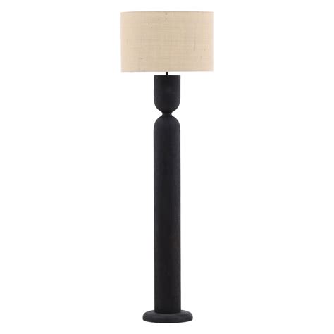 Black Mali Pillar Floor Lamp | Design MIX Gallery
