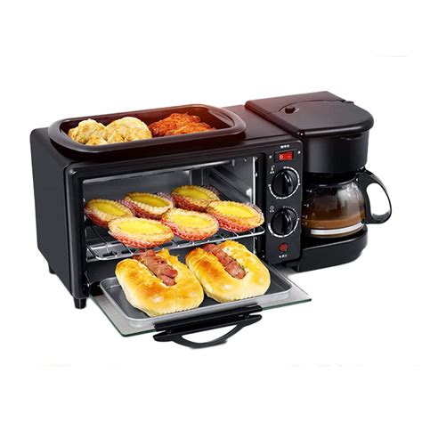 Buy PHSH 3 in 1 Breakfast Machine, Mini Oven, Multifunctional Electric ...