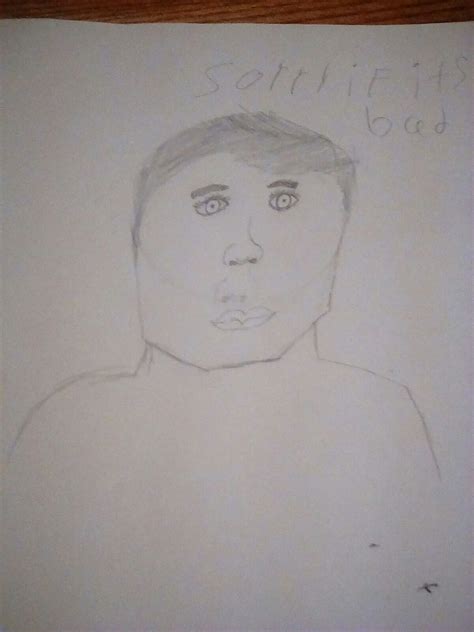 the drawing of a kid | Bad drawings, Sketches, Drawings