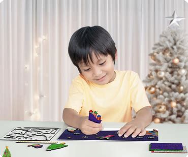 Christmas Craft Kit | Holiday Magic Foil Art (Ages 4-9)