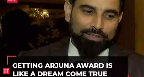 Getting Arjuna award is like a dream come true: Mohammed Shami - The ...