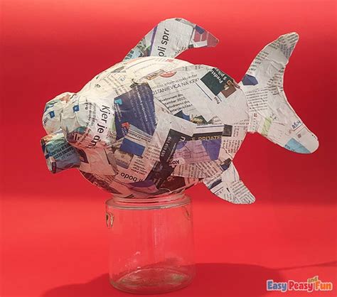 Image result for Paper Mache Pattern Fish